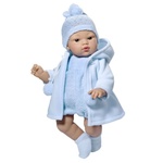 Asi dolls Asi - Кукла-бебе Коке със синьо гащеризонче и пaлто