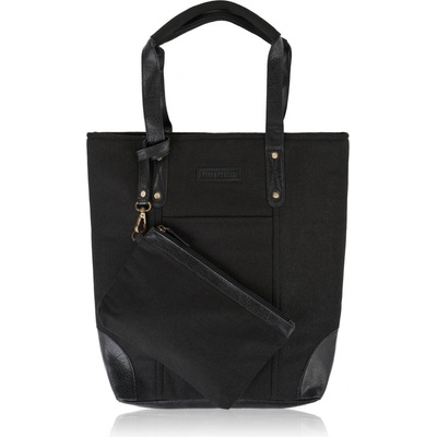 Paolo Peruzzi Shopper taška + kozmetická taštička E-23-BL čierna