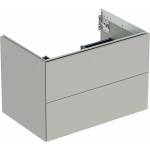 Geberit Стенен шкаф Geberit One, сив мат, 75 см, с 2 чекмеджета (505.262.00.7)