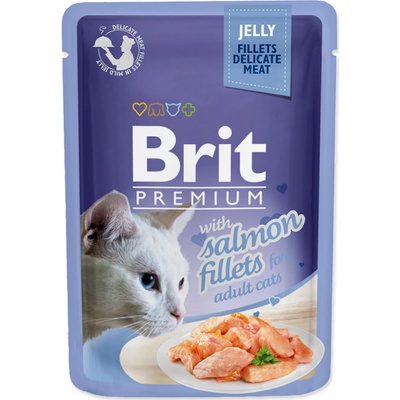 Brit Premium Cat Delicate Fillets in Jelly Salmon 85 g