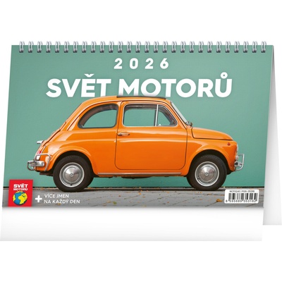 Svět motorů stolní Notique 2026