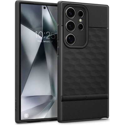 Spigen Caseology Parallax Case - силиконов (TPU) калъф с висока степен на защита за Samsung Galaxy S24 Ultra (черен)