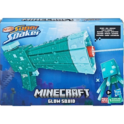 Nerf Super Soaker Minecraft Glow Squid – Zboží Dáma
