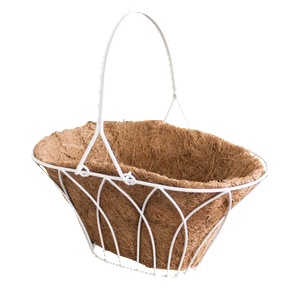 Chef`n Кокосова саксия КОШНИЦА 30x20x15см(CGF0428-12W)БЯЛА (0197104)
