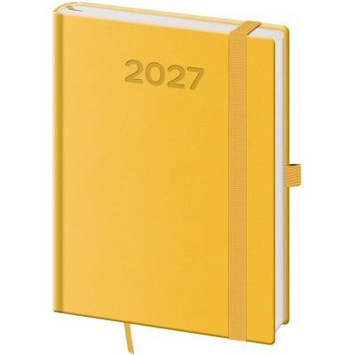 Helma Print Pop B6 denní 2027 žlutý