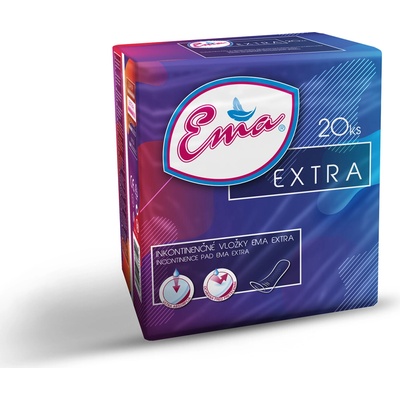 Ema EXTRA vložky inkontinenčné pre ženy 20 ks