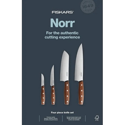 Fiskars Комплект кухненски ножове Fiskars Norr, 4 броя (FS 1066413)