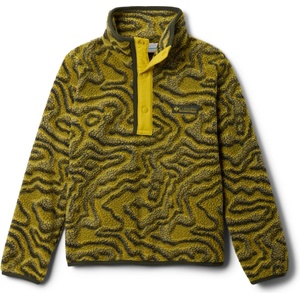 Columbia Детски поларен пуловер Columbia Kid's Helvetia II Printed Half Snap Fleece Fleece jumper - Mossy Green Topoglitch / Antique Moss - размер 14-16 Years (704-4212-0715)