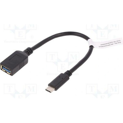 Digitus AK-300315-001-S USB 3.0, USB A zásuvka,USB C vidlice, niklovaný, 150mm