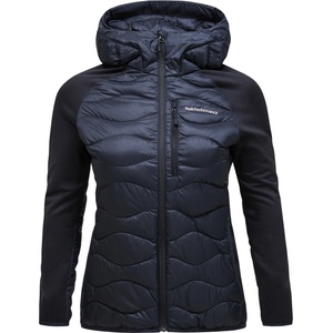 Peak Performance Дамско пухено яке Peak Performance Women's Helium Down Hybrid Hood Down jacket - Black II (104-4160-0612)