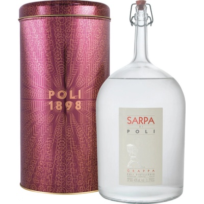 Grappa Sarpa Oro Big 40% 3 l (holá láhev)