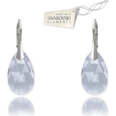 For You náušnice Swarovski elements hruška modré BLUE SHADE Nau-hruska-904