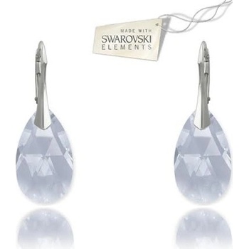 For You náušnice Swarovski elements hruška modré BLUE SHADE Nau-hruska-904