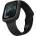 Uniq Lino Watch Case - висококачествен силиконов (TPU) кейс за Apple Watch 7 44мм (черен)
