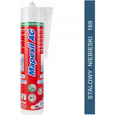 Mapesil AC 169 sanitární silikon 310 g ocelově modrá