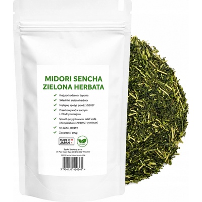 MIDORI Sencha Japonský zelený listový čaj 100 g