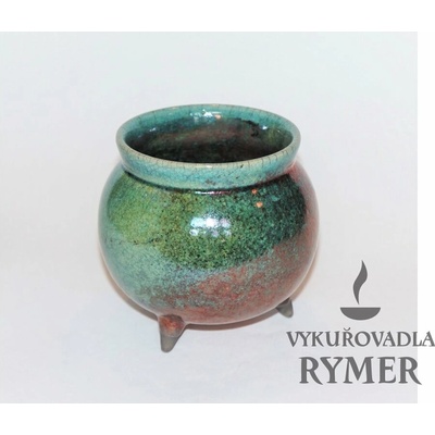 Kadidelnice keramická , kotlik Raku tyrskys.