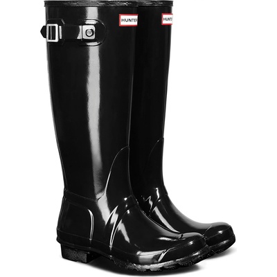 Hunter Boots Дамски гумени ботуши Hunter Boots Women's Original Tall Gloss Wellington boots - Black - размер 42 (EU) (131-0094-0116)