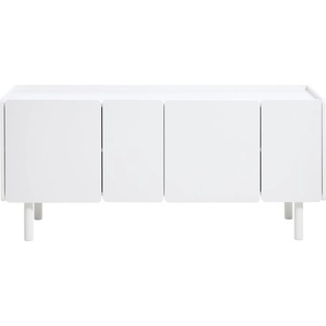 Unique Furniture Бял скрин 160x70x45 cm Bera - Unique Furniture (54090000)