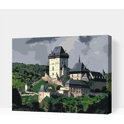 Painting Queens Painting Queens Hrad Karlštejn 3 30 x 40 cm bez rámu a bez vypnutí plátna