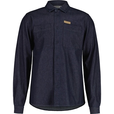 Maloja Мъжка риза с копчета Maloja ZwickerM. Shirt - Dark Blue Wash (033-2842-0111)