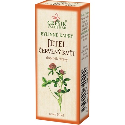 Grešík Ďatelina červená kvet kvapky 50 ml