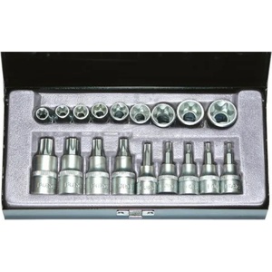 FORCE Вложки 3/8" & 1/2" E и вложки 3/8" & 1/2" накрайник "TORX" комплект 18 бр. JN99025 Force 4192 (JN99025)