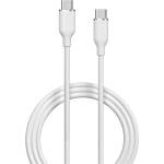 DEVIA Jelly EC632 кабел за данни Type-C - Type-C, 120 см, БЯЛ (ST386664)