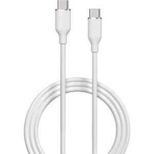 DEVIA Jelly EC632 кабел за данни Type-C - Type-C, 120 см, БЯЛ (ST386664)