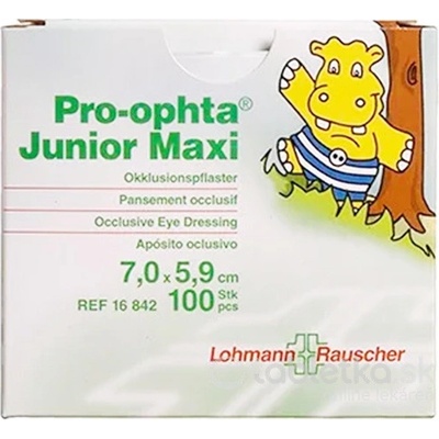PRO OPHTA JUNIOR MAXI OČNÉ KRYTIE 7x5,9cm
