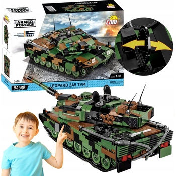 Cobi 2620 Armed Forces Německý tank Leopard 2 A5 TVM
