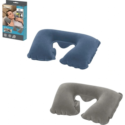 Bestway polštář za krk na cesty semiš 46x28