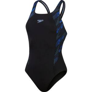 Speedo Бански костюм Speedo Women's One Piece Swimsuit - Black/Blue - sportihobi - 42,03 лв