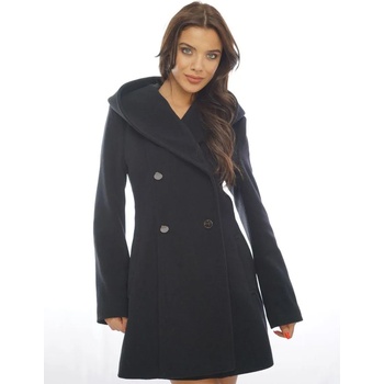 Image 1 of Radek's Collection Дамско палто в черен цвят с качулка 11907-3