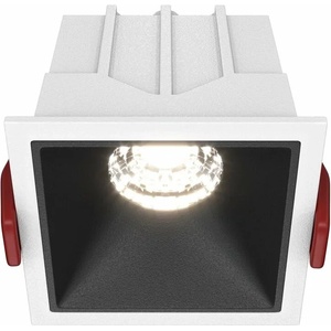 Maytoni Alfa LED бяло/черна стенна лампа DL0430110W4KDSQWB (DL043-01-10W4K-D-SQ-WB)