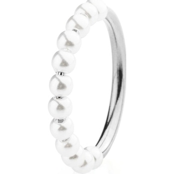 Franco bene prsten s perličkami stříbrný 2168