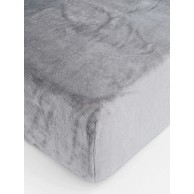 MKLuzkoviny.cz Prostěradlo mikroplyš Deluxe světle šedé 90x200 – Zbozi.Blesk.cz