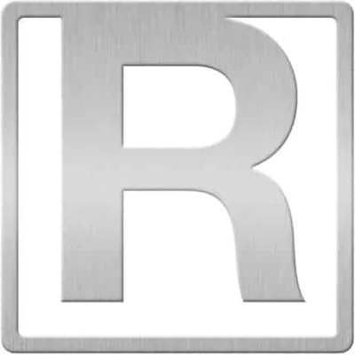 Helvetica Книгоразделител Helvetica - Буква R