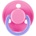 Lorelli Силиконова залъгалка с капаче Lorelli - Circle, 0 м+, Pink (10220750002)