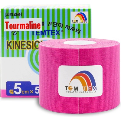 Temtex Kinesio Tape Tourmaline ružová 5 cm x 5 m