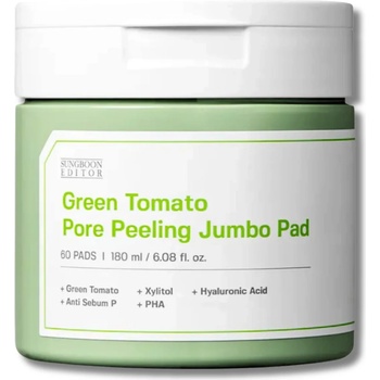 SUNGBOON EDITOR - Green Tomato Pore Peeling Jumbo Pad 180ml