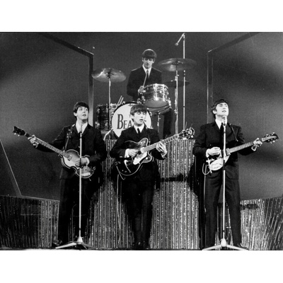 Plagát, Obraz - Beatles On Stage, 40 × 30 cm