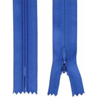 Zips špirálový skrytý 3 mm, 30 cm, nedeliteľný, jazdec dekoratívny - 340