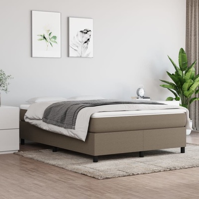 vidaXL 11461.3144427 Boxspring postel s matrací taupe textil