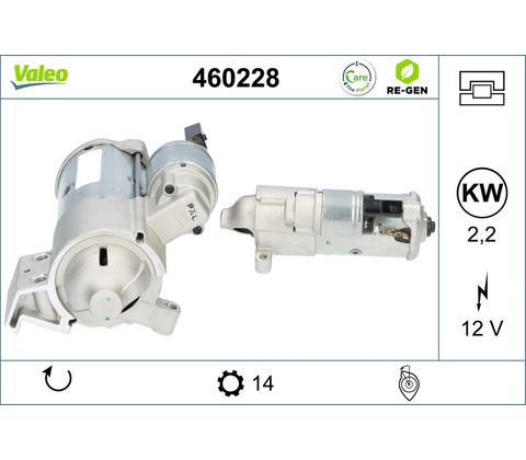 Startér VALEO 460228
