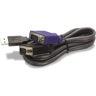 TRENDnet TK-CU06 D-SUB 15pin USB M/M KVM кабел 1, 8 м черен (TK-CU06)