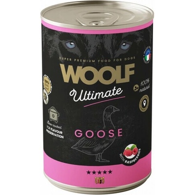 Woolf Ultimate Adult Dog Goose and Raspberries 400 g