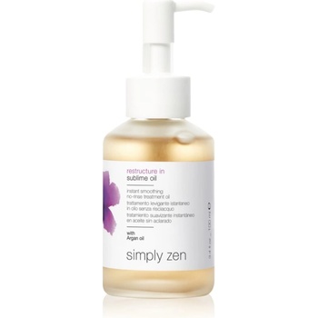 simply zen Restructure In изглаждащо масло за суха и увредена коса 100ml