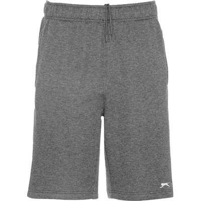 Slazenger Мъжки поларени къси панталони Slazenger Fleece Shorts Mens - Charcoal