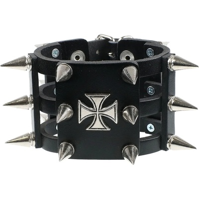 Leather & steel fashion Гривна Cross - LSF1 37